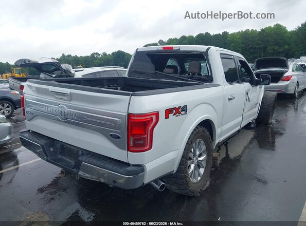 1FTEW1EG2HFA19612 2017 FORD F150 White Задня права чверть
