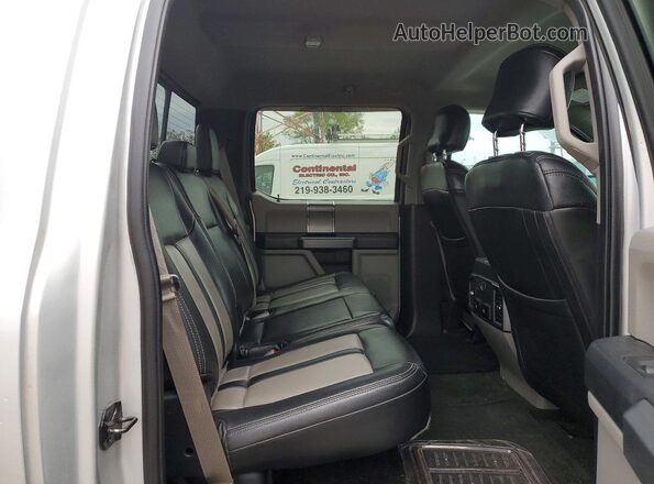 1FTEW1EG2HKD66770 2017 FORD F150 Silver Вид задніх сидінь