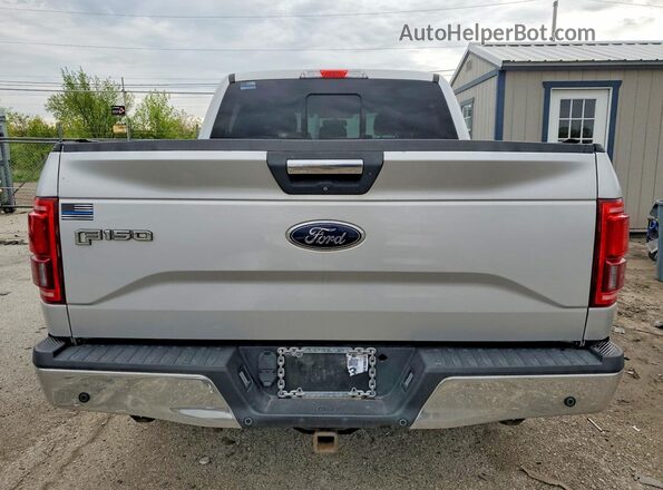 1FTEW1EG2HKD66770 2017 FORD F150 Silver Вид ззаду