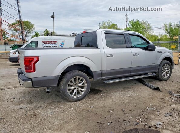 1FTEW1EG2HKD66770 2017 FORD F150 Silver Задня права чверть