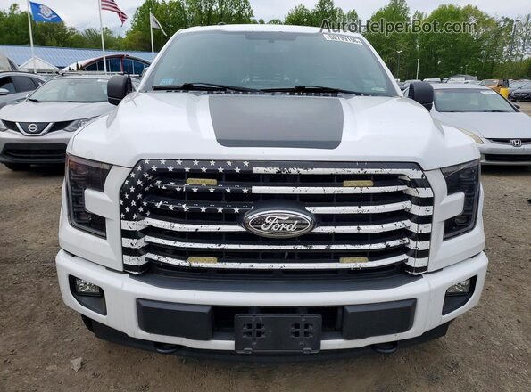1FTEW1EG2HKE32203 2017 FORD F150 White Դիմացի տեսք