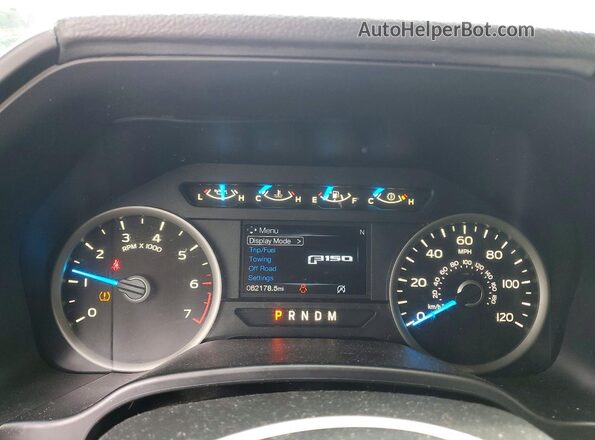 1FTEW1EG2HKE32203 2017 FORD F150 White Սարքավորումների վահանակի տեսք