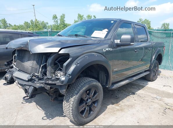 1FTEW1EG2HKE36073 2017 FORD F150 Gray Передня ліва чверть