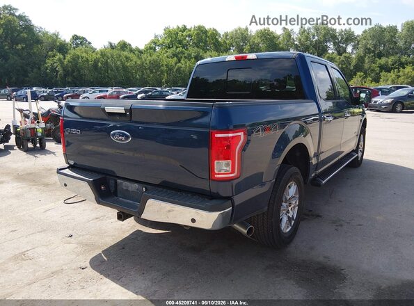 1FTEW1EG2HKE36705 2017 FORD F150 Синий Задняя правая четверть