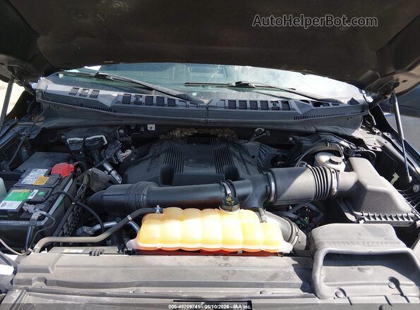 1FTEW1EG2HKE36705 2017 FORD F150 Синий Вид сзади