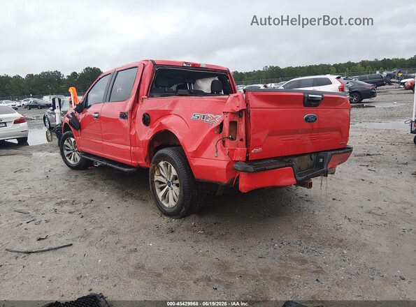 1FTEW1EG2JFB49900 2018 FORD F150 Red Հետևի ձախ