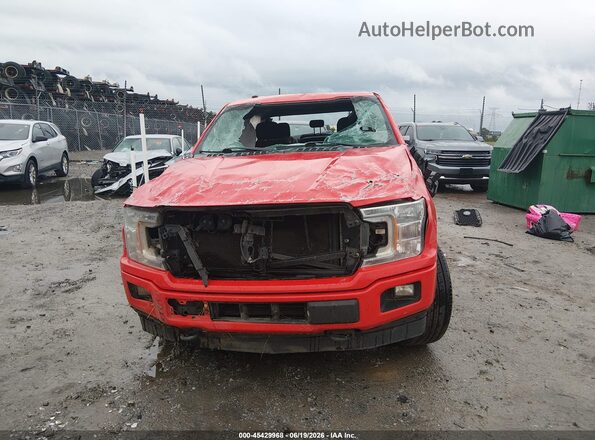1FTEW1EG2JFB49900 2018 FORD F150 Red Սալոնի հետևի տեսք