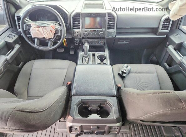 1FTEW1EG2JFB97008 2018 FORD F150 Charcoal Առջևի վահանակի տեսք