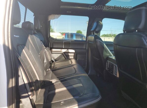 1FTEW1EG2JFC68059 2018 FORD F150 White Вид задніх сидінь