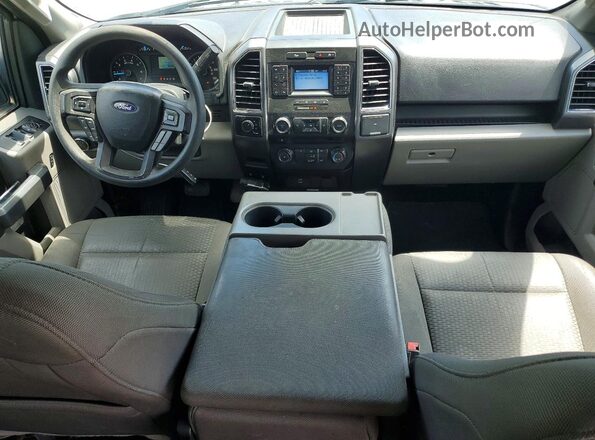 1FTEW1EG2JKD84076 2018 FORD F150 White Вид панелі приладів