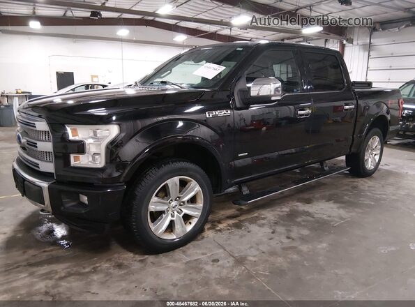 1FTEW1EG3GFA73452 2016 FORD F150 Black Front left