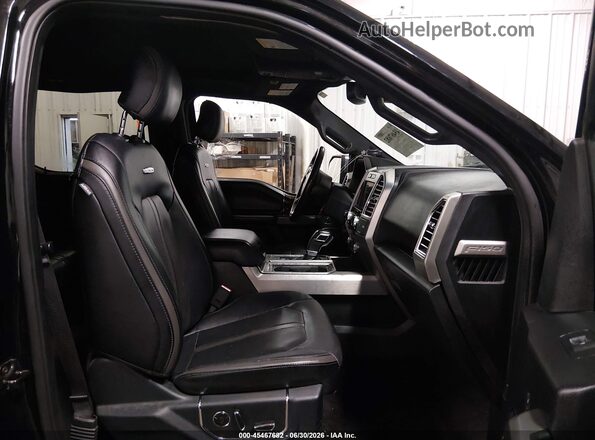 1FTEW1EG3GFA73452 2016 FORD F150 Black Front interior view