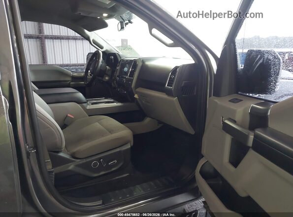 1FTEW1EG3GFB24447 2016 FORD F150 Серый Вид салона спереди