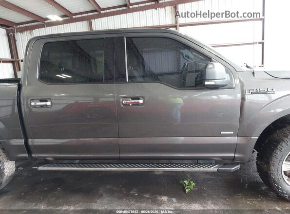 1FTEW1EG3GFB24447 2016 FORD F150 Серый Вид задней части салона