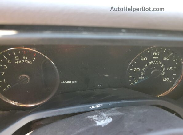 1FTEW1EG3GFB37117 2016 FORD F150 White Вид щитка приладів