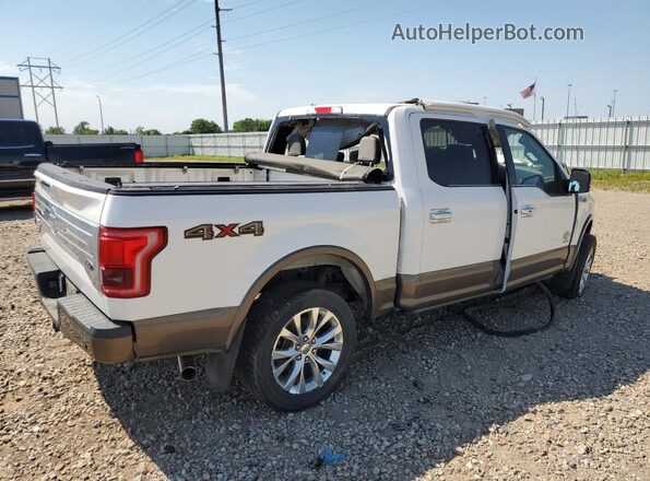 1FTEW1EG3GFB37117 2016 FORD F150 White Задня права чверть