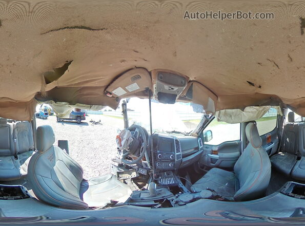 1FTEW1EG3GFB37117 2016 FORD F150 White Панорамний вид салону 360°