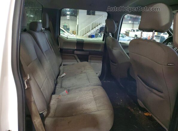 1FTEW1EG3GFC00149 2016 FORD F150 White Widok tylnych siedzeń