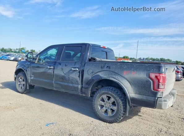 1FTEW1EG3GFC52042 2016 FORD F150 Black Trasero izquierdo