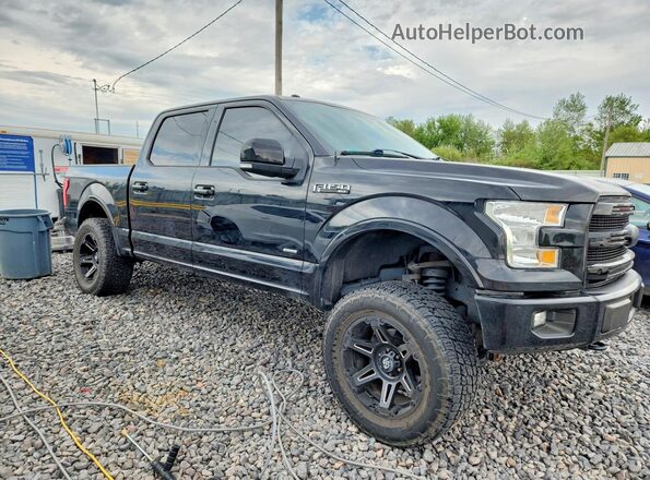 1FTEW1EG3GFC55152 2016 FORD F150 Black Առջևի աջ