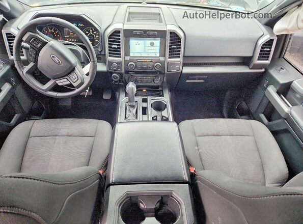 1FTEW1EG3GFC55152 2016 FORD F150 Black Առջևի վահանակի տեսք