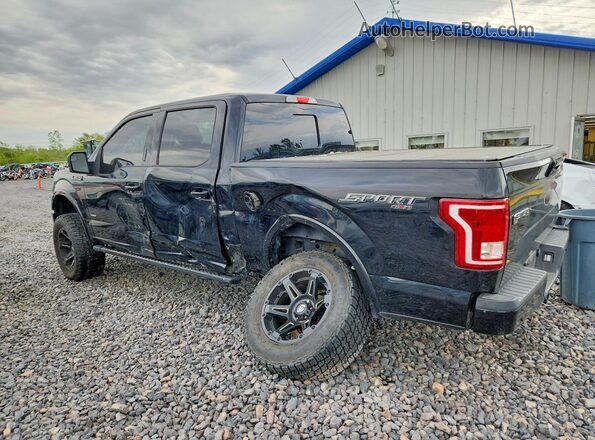 1FTEW1EG3GFC55152 2016 FORD F150 Black Հետևի ձախ