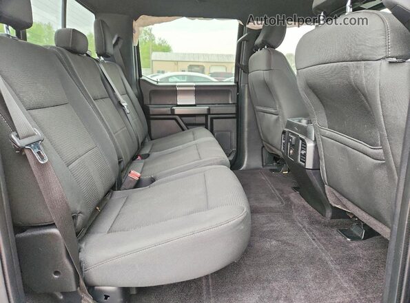 1FTEW1EG3GFC55152 2016 FORD F150 Black Հետևի նստատեղերի տեսք