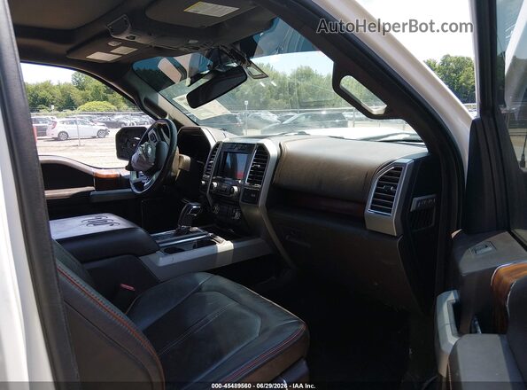 1FTEW1EG3GFD14510 2016 FORD F150 White Вид салону спереду
