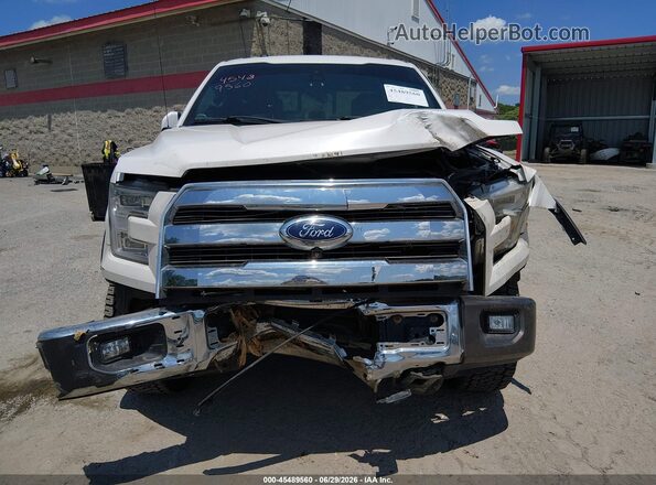 1FTEW1EG3GFD14510 2016 FORD F150 White Вид задньої частини салону