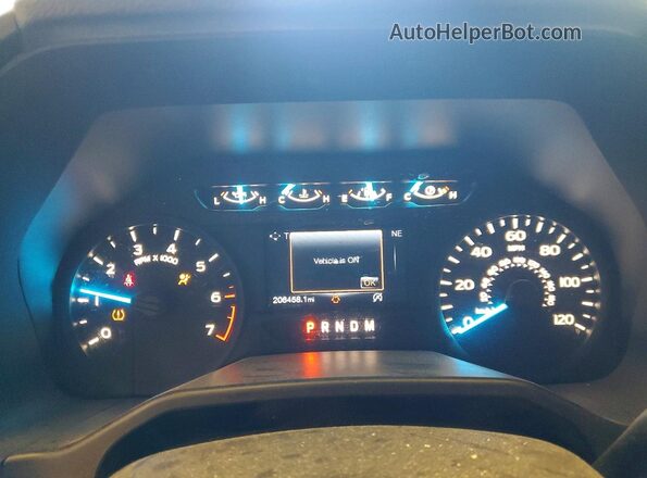 1FTEW1EG3HFA65336 2017 FORD F150 Blue Вид щитка приладів