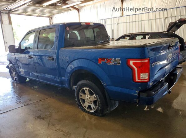 1FTEW1EG3HFA65336 2017 FORD F150 Blue Задня ліва чверть