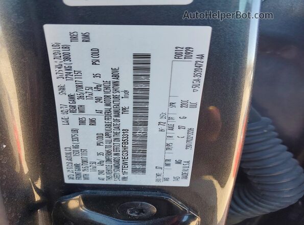 1FTEW1EG3HFB53318 2017 FORD F150 Gray 