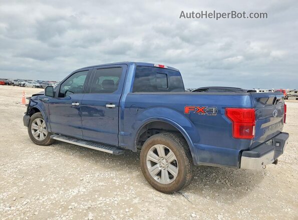 1FTEW1EG3JKC51620 2018 FORD F150 Blue უკანა მარცხენა