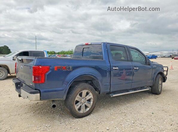 1FTEW1EG3JKC51620 2018 FORD F150 Blue უკანა მარჯვენა