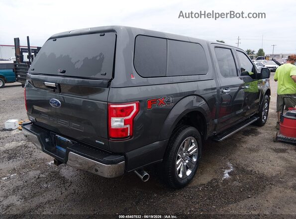 1FTEW1EG3JKD53452 2018 FORD F150 Gray Trasero derecho