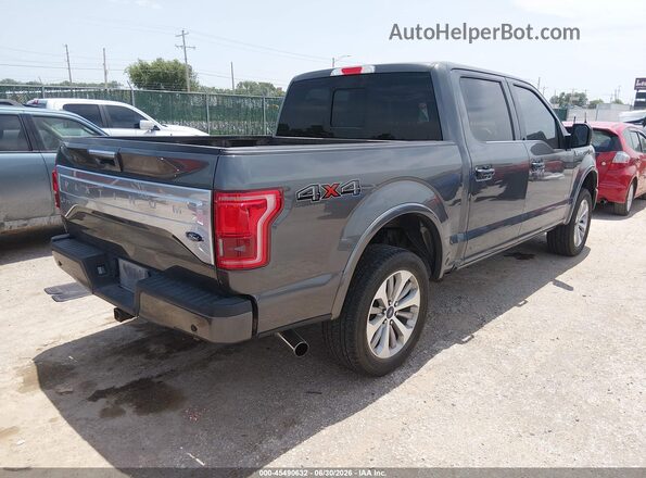 1FTEW1EG4HFB52291 2017 FORD F150 Gray Задня права чверть