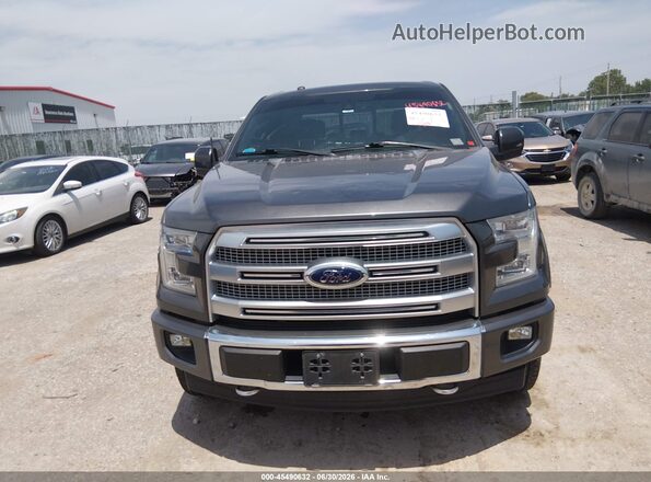 1FTEW1EG4HFB52291 2017 FORD F150 Gray Вид щитка приладів