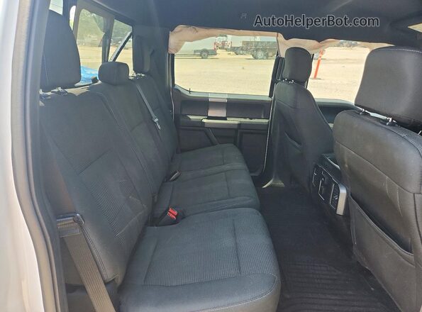 1FTEW1EG5GFC55153 2016 FORD F150 White Rear seats view