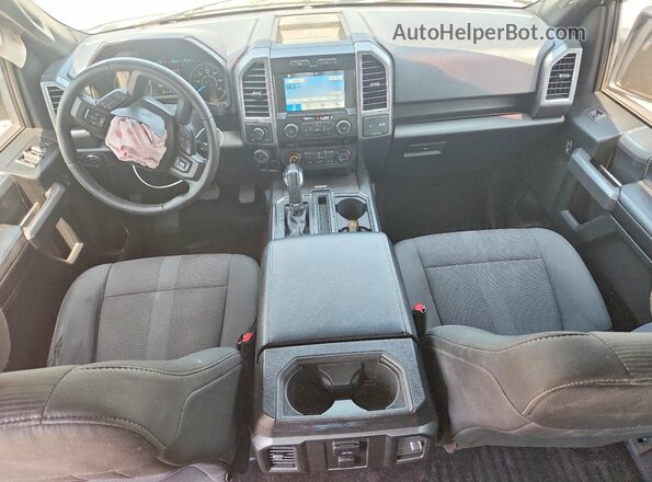 1FTEW1EG5GFC55153 2016 FORD F150 White Dashboard view