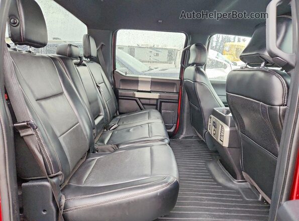 1FTEW1EG5GFD50991 2016 FORD F150 White Vista de los asientos traseros