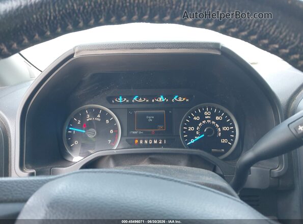 1FTEW1EG5GKF50342 2016 FORD F150 Silver Вид задніх сидінь