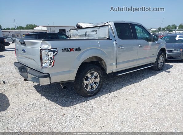 1FTEW1EG5GKF50342 2016 FORD F150 Silver Задня права чверть