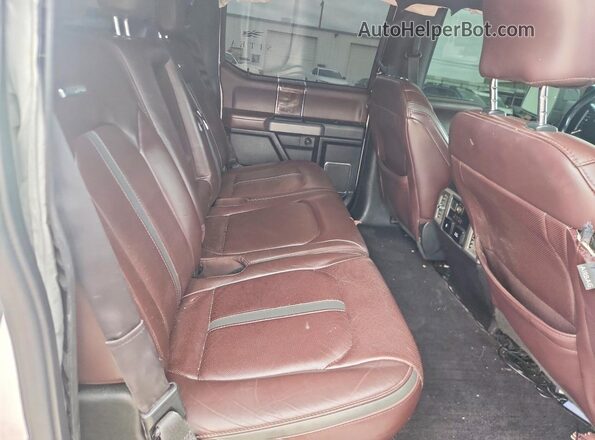 1FTEW1EG5HFB70945 2017 FORD F150 White Rear seats view