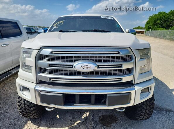 1FTEW1EG5HFB70945 2017 FORD F150 White Front view
