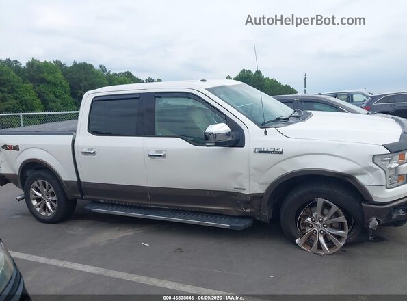 1FTEW1EG5HFC17486 2017 FORD F150 White Rear interior view