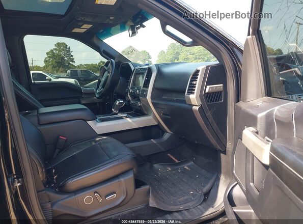 1FTEW1EG5HKC57980 2017 FORD F150 Black Вид салону спереду