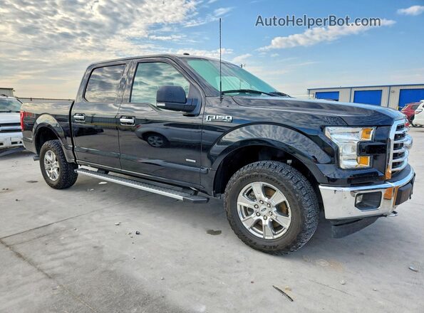 1FTEW1EG5HKC70986 2017 FORD F150 Black Przód prawy