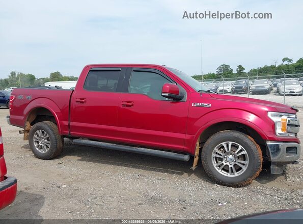 1FTEW1EG5JFD02267 2018 FORD F150 Red Widok zestawu wskaźników