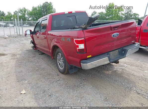 1FTEW1EG5JFD02267 2018 FORD F150 Red Tył lewy