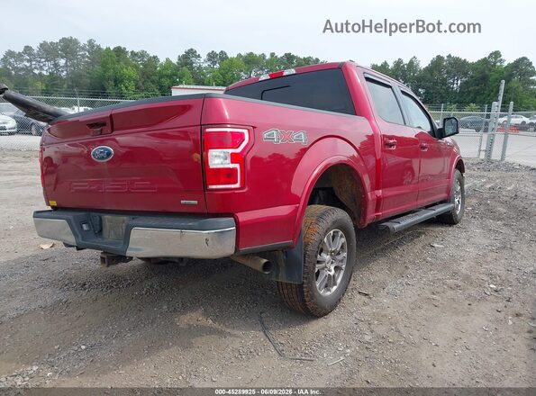 1FTEW1EG5JFD02267 2018 FORD F150 Red Tył prawy